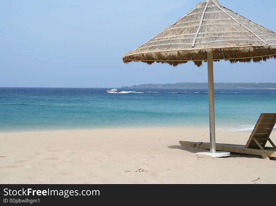 Perfect windy  beach