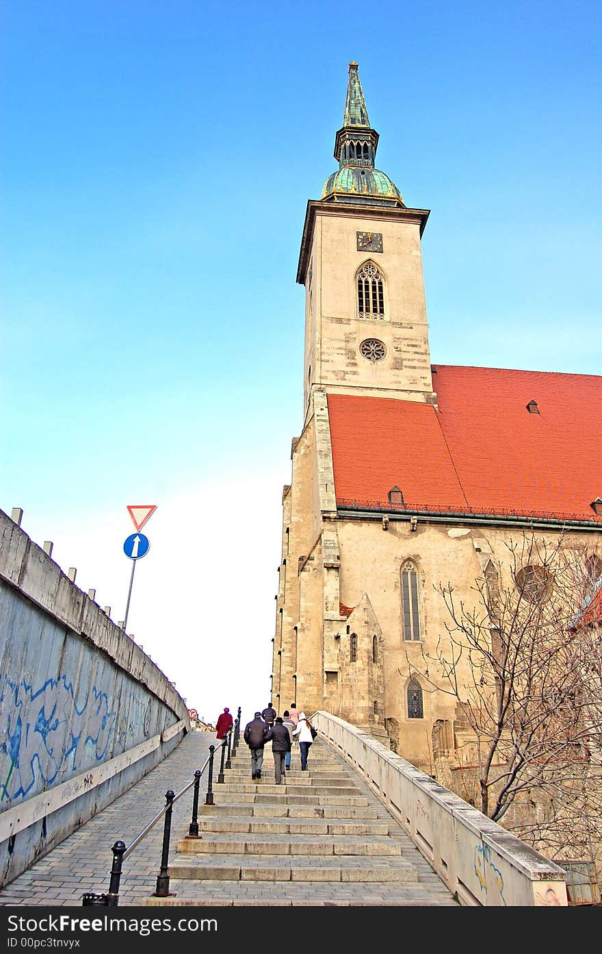 View on a Saint Martin´s Church in Bratislava