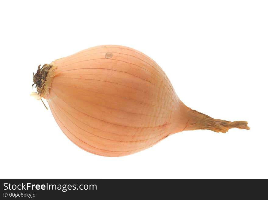 Unpeeled onion