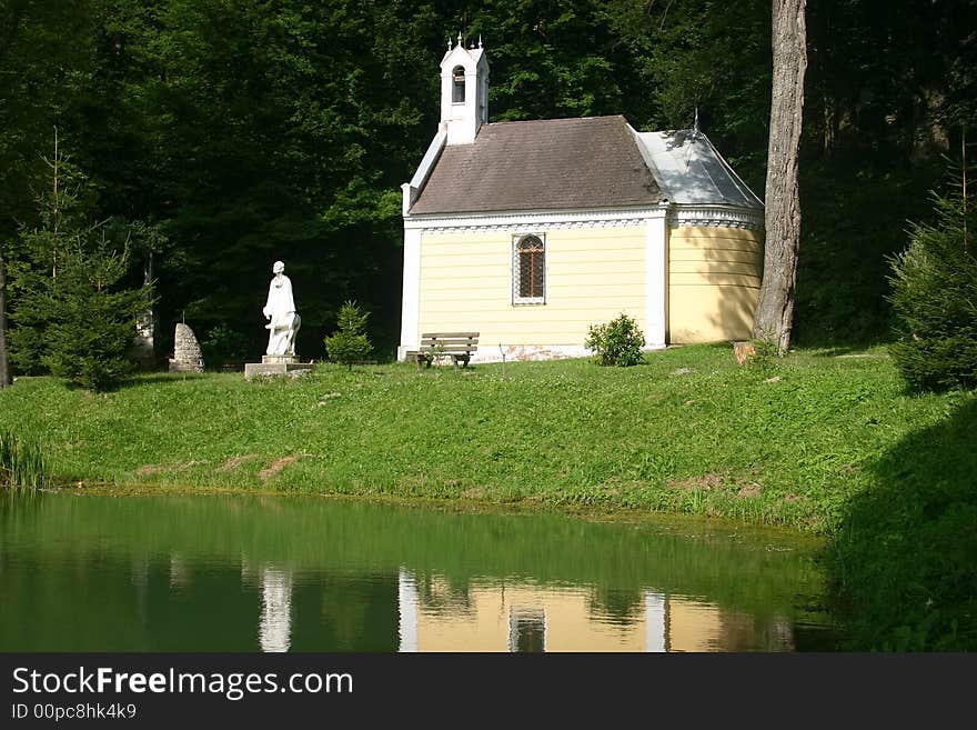 He is a chapel with a little lakes on Hungary one. He is a chapel with a little lakes on Hungary one.