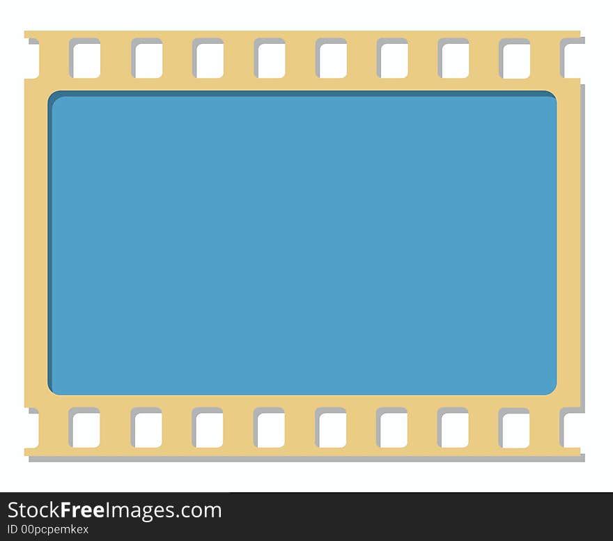 35mm film frame for background,Digital art