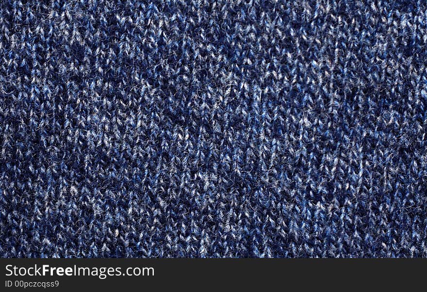 Texture of knitted fabric close-up