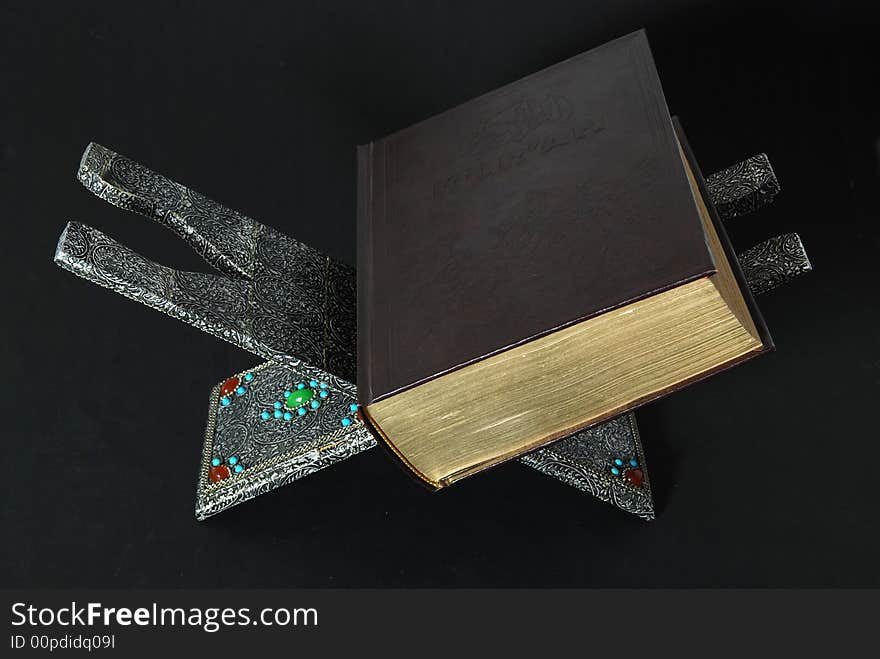 Muslim holly book on a stand