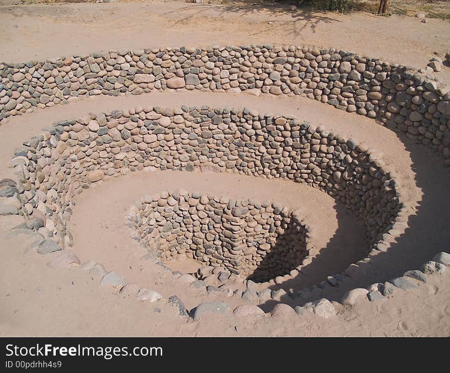 Ancient Nazca irrigation system