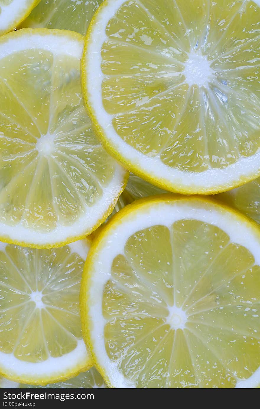 Fresh Juicy Lemon Background