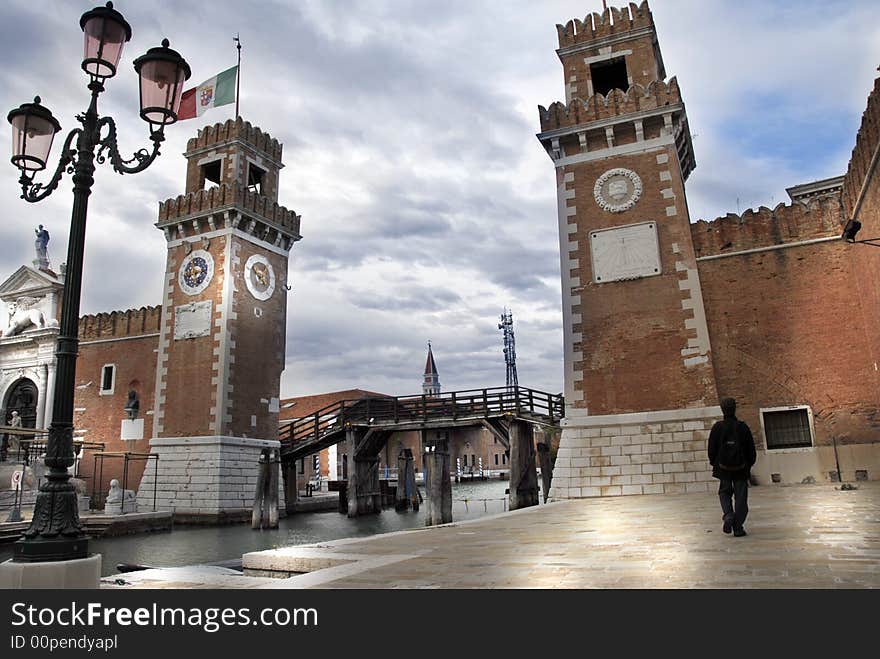 Marine Fort in Venice, Italy. Marine Fort in Venice, Italy