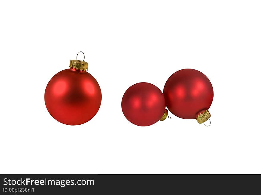 Red chrictmas balls