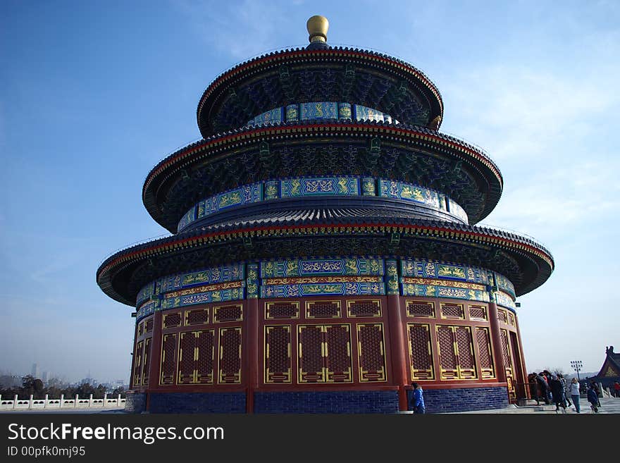 The Temple of Heaven, is the largest existing architectural complex in the world for the purpose of praying to heaven for good harvests. In 1987 December, The Temple of Heaven in Beijing was honored as World Cultural and Natural Heritage by the UN Organization of Science, Education and Culture. The Temple of Heaven, is the largest existing architectural complex in the world for the purpose of praying to heaven for good harvests. In 1987 December, The Temple of Heaven in Beijing was honored as World Cultural and Natural Heritage by the UN Organization of Science, Education and Culture.