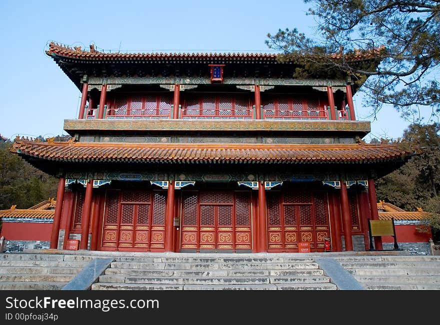 Pagoda in the Shanghai Yuyuan garden. Pagoda in the Shanghai Yuyuan garden.