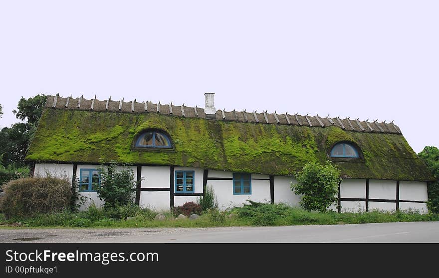 Old danish crooked house