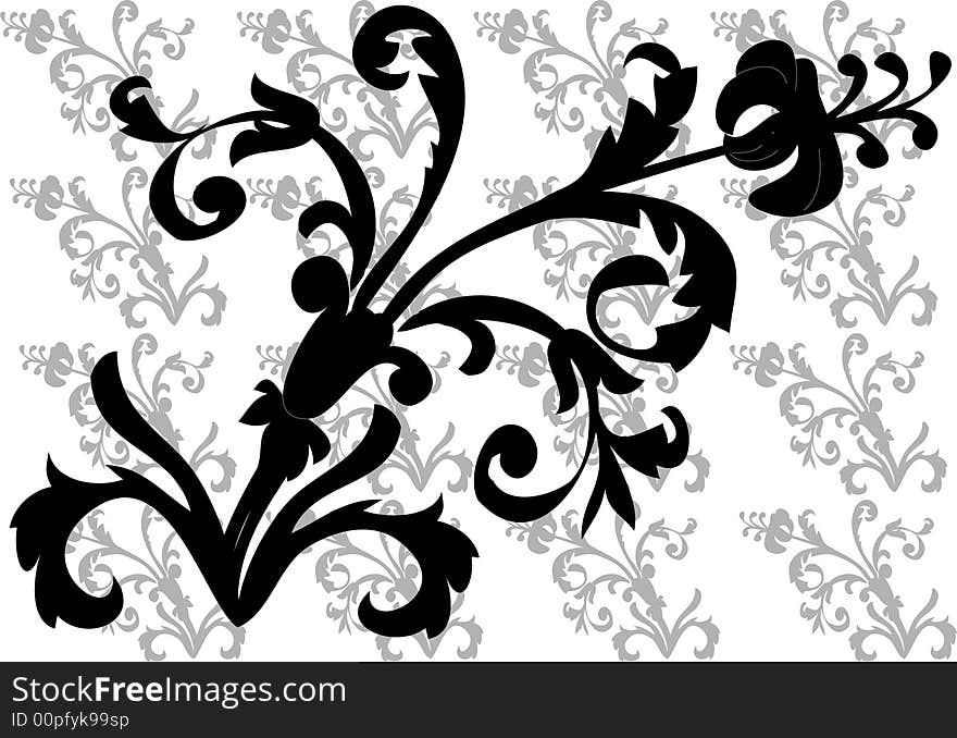 Floral  frame elements