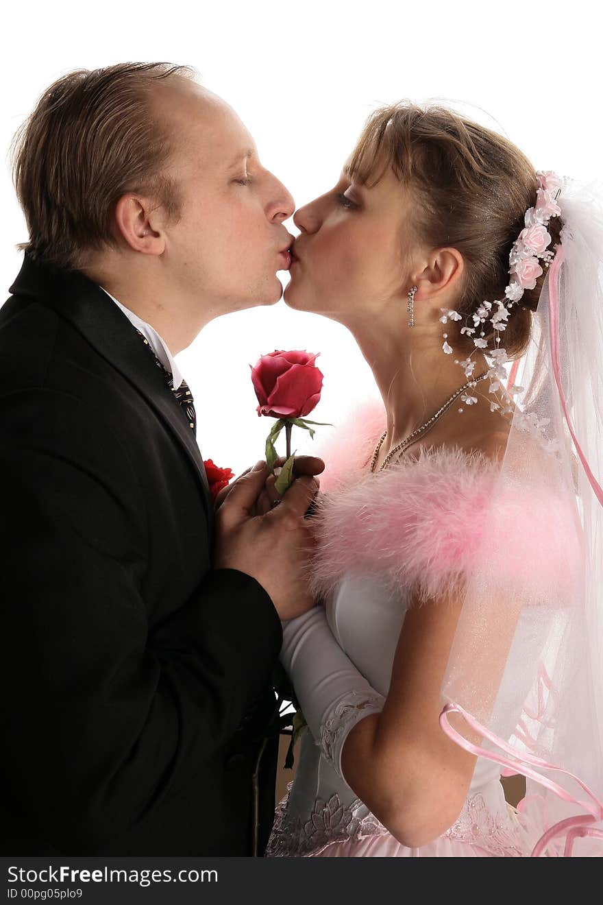 The Fiancee And Bridegroom At A Wedding