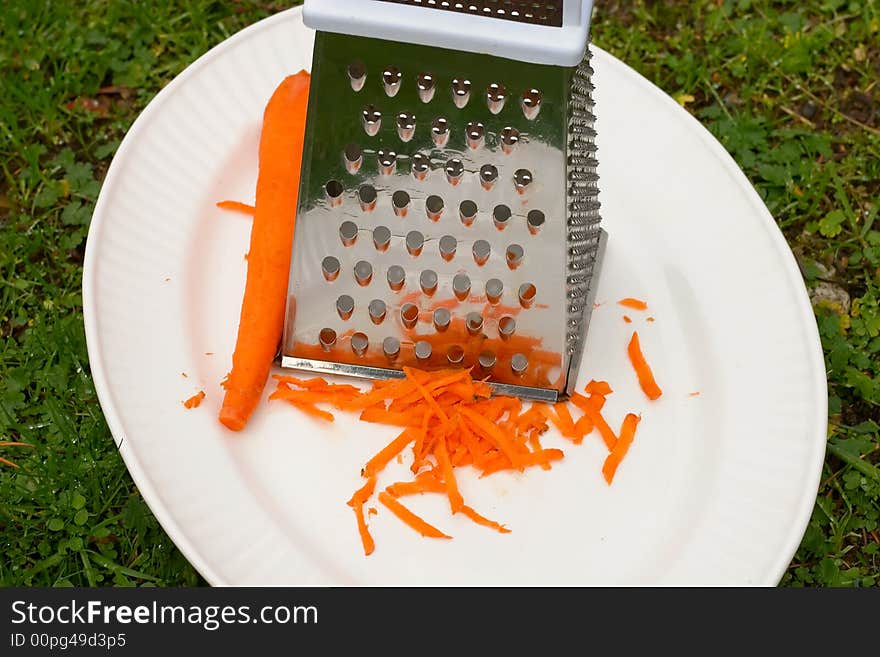 Grated carrot