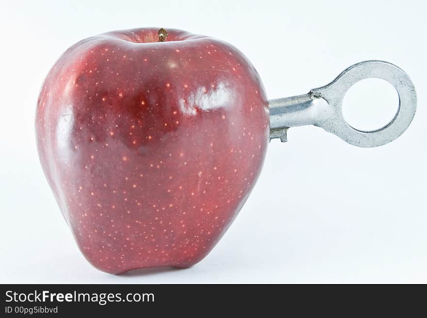 Apple with a key