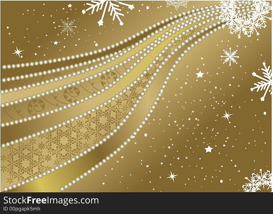 Gold Christmas Background