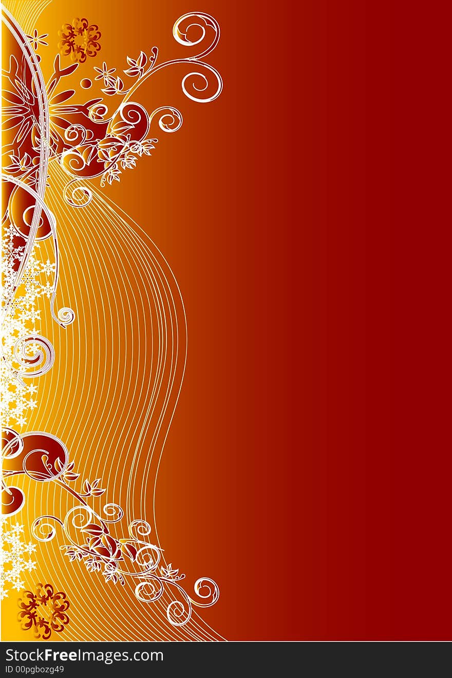 Floral ornament background-  design. Floral ornament background-  design