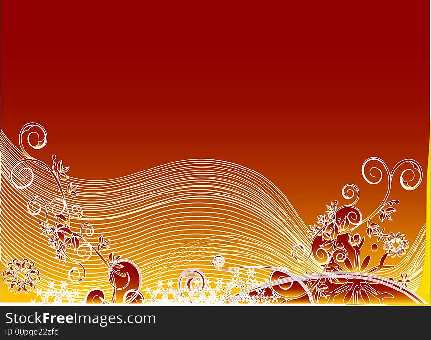 Floral ornament background-  design. Floral ornament background-  design