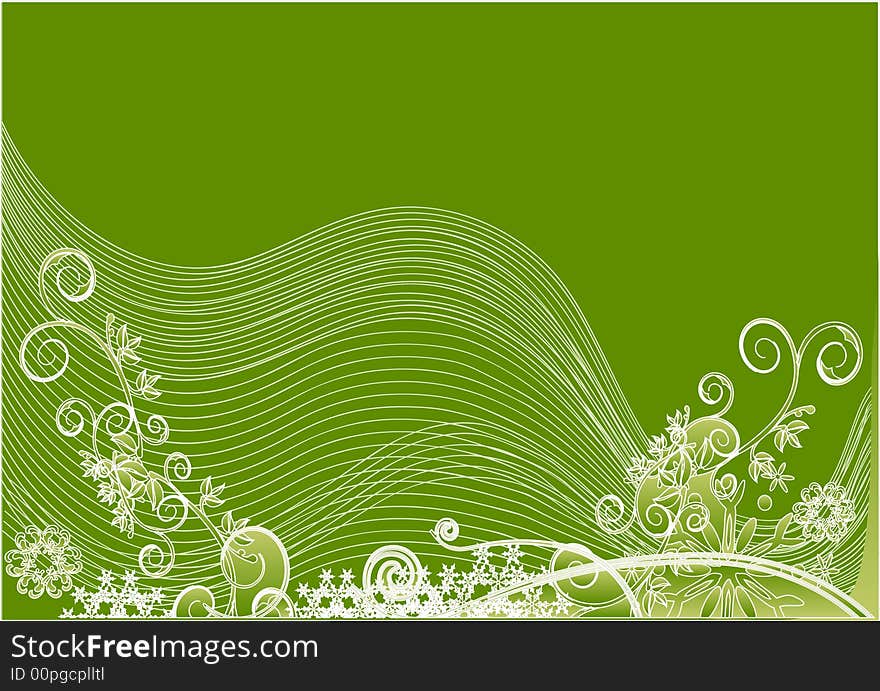 Floral ornament background-  design. Floral ornament background-  design