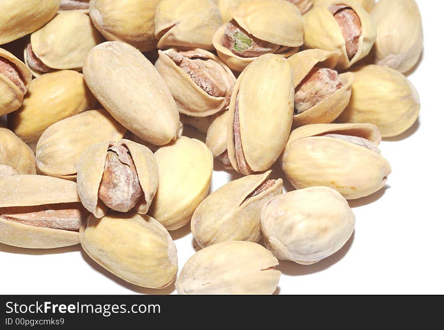 Pistachios close-up