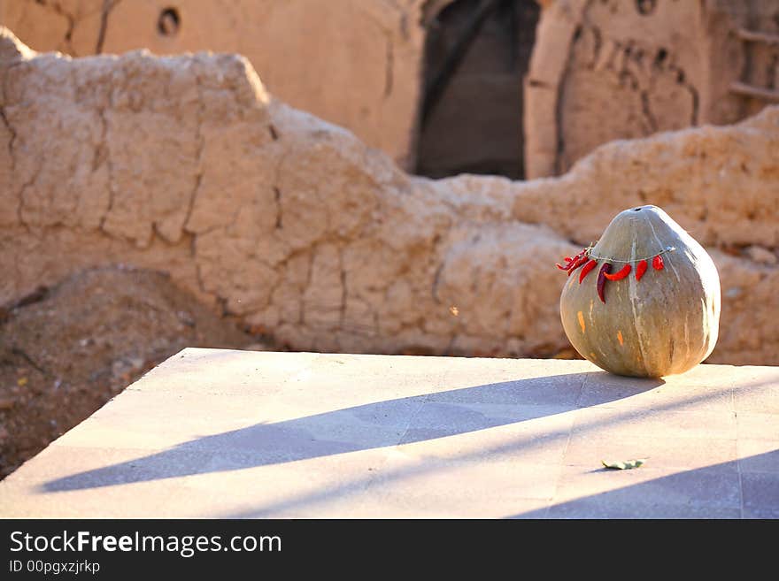 Pumpkin With Necklace