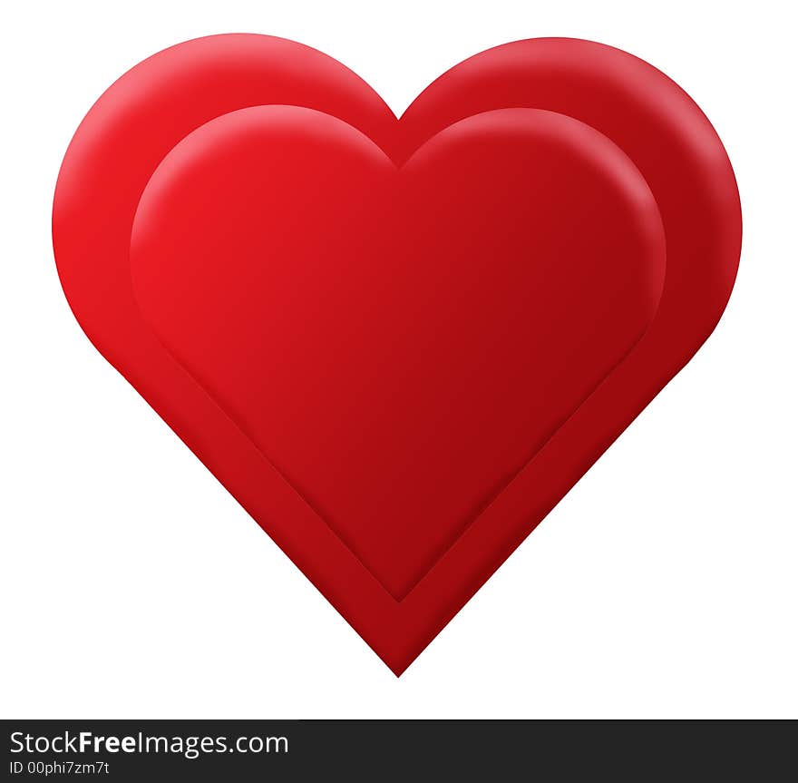 Red 3D Heart