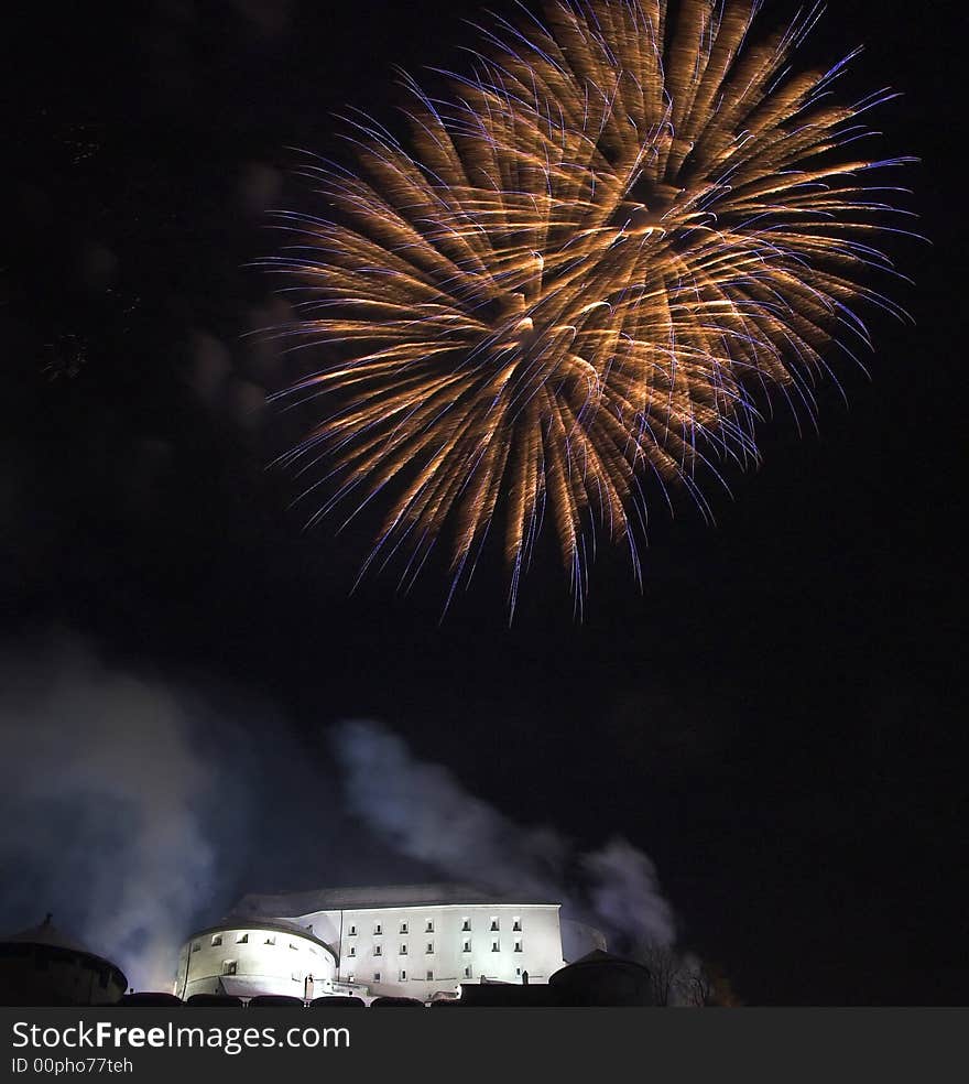 Fireworks In Kufstein