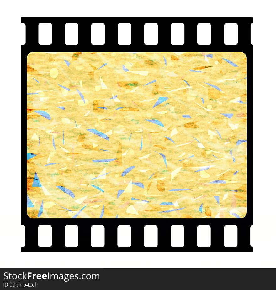 35mm film frame for background,Digital art