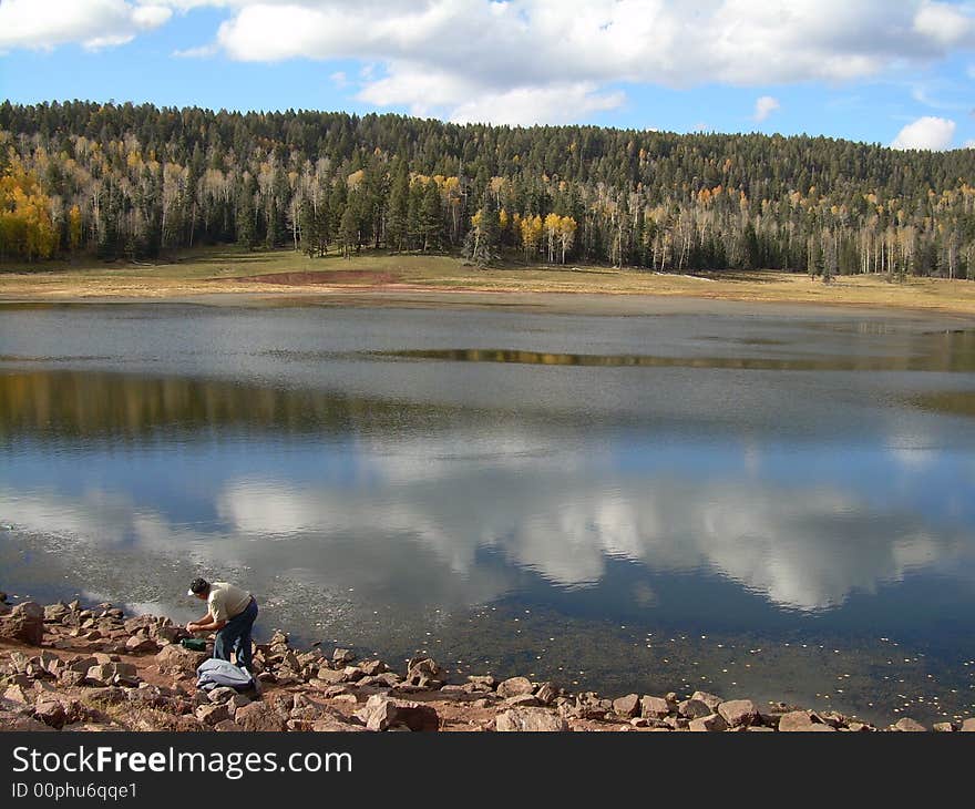 Fishing Sinego Gregorio lake