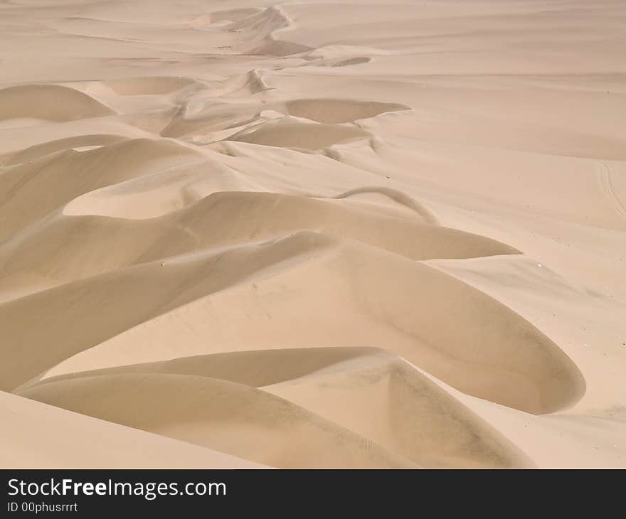 Desert of Ica in Peru