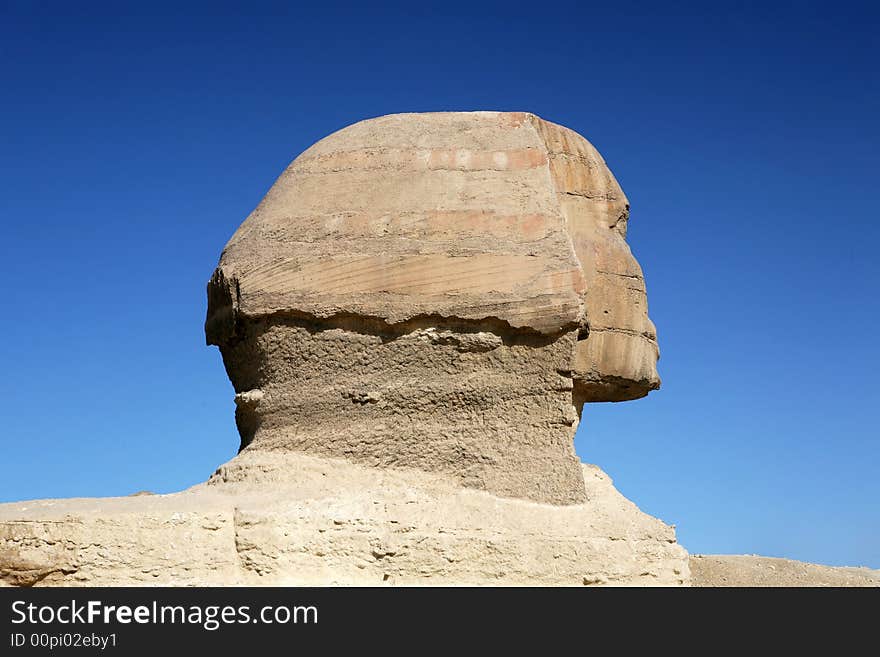 The Head Sphinx of Giza . The Head Sphinx of Giza .