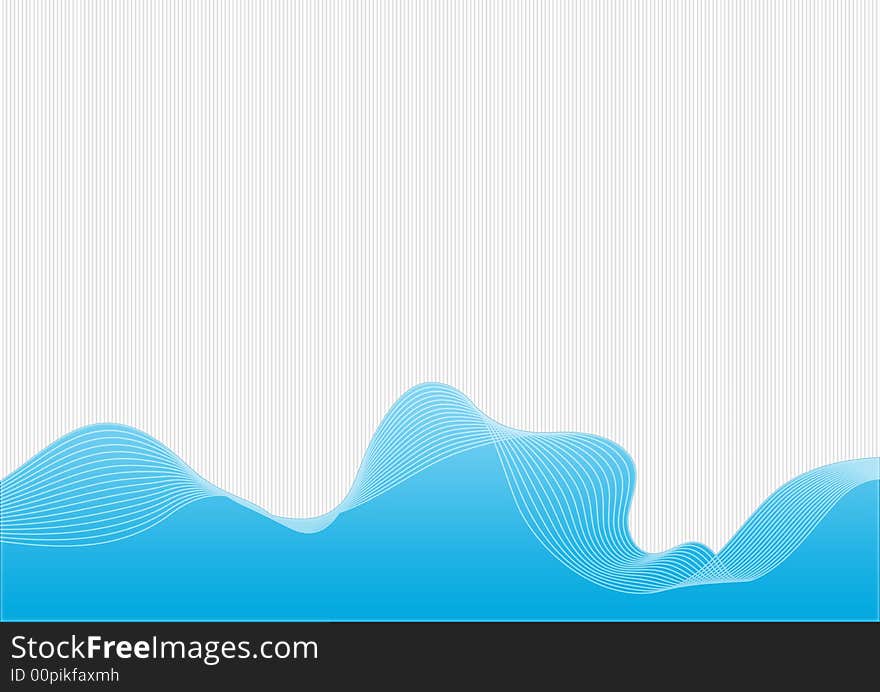 Vector blue background with lines