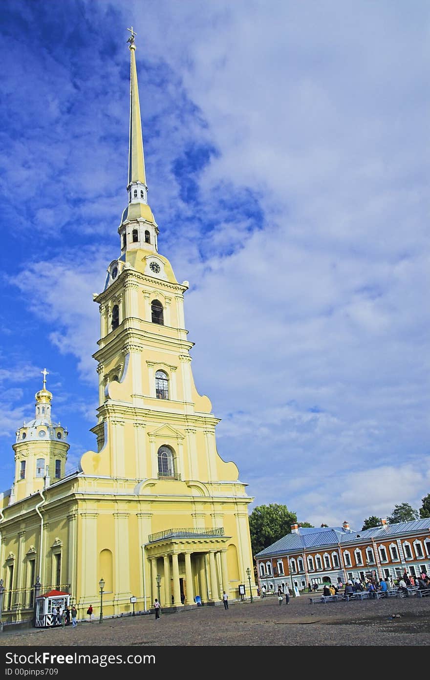 Peter and Paul's Orthodox Cathedral in Saint Petersburg, Russia