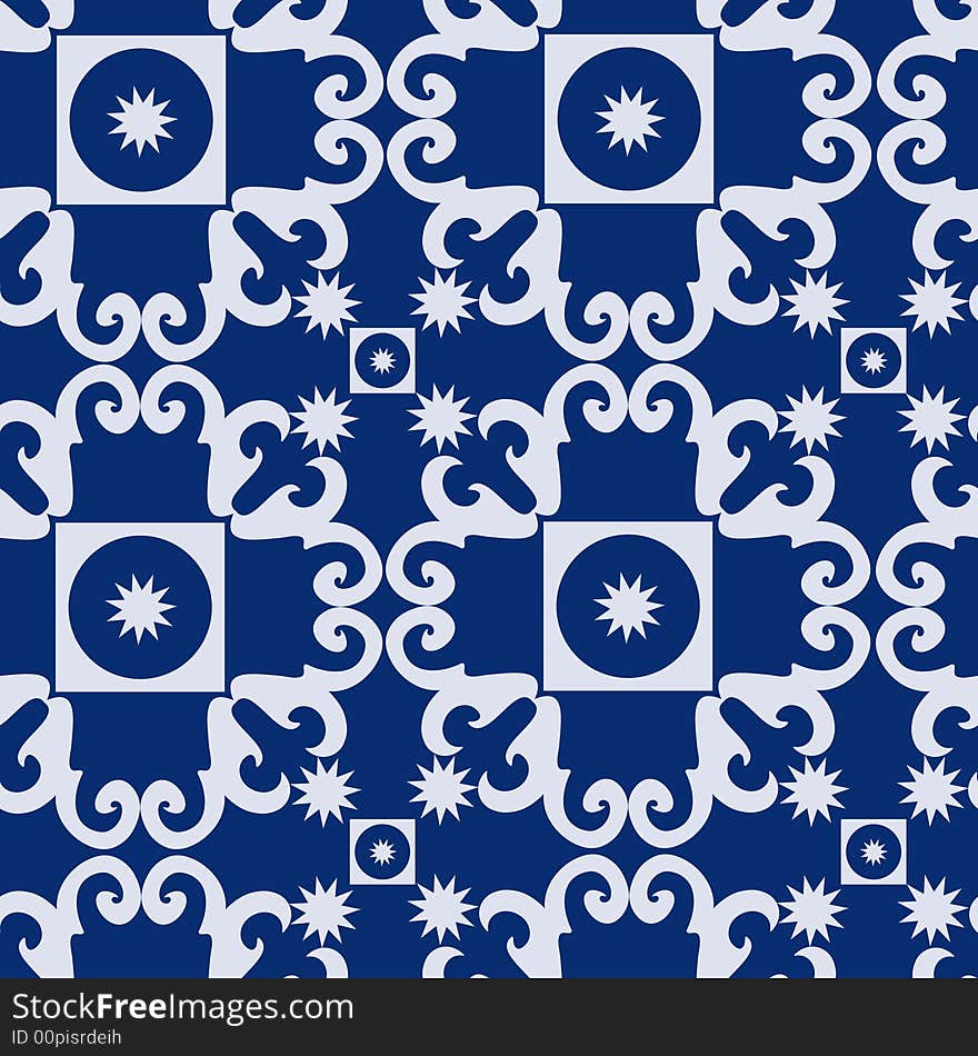 Seamless Ornament Wallpaper