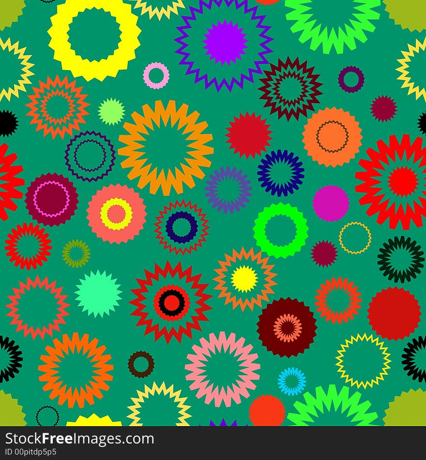 Seamless vector texture with abstract circles. Seamless vector texture with abstract circles