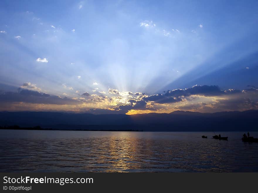 Sunrise By The Lake