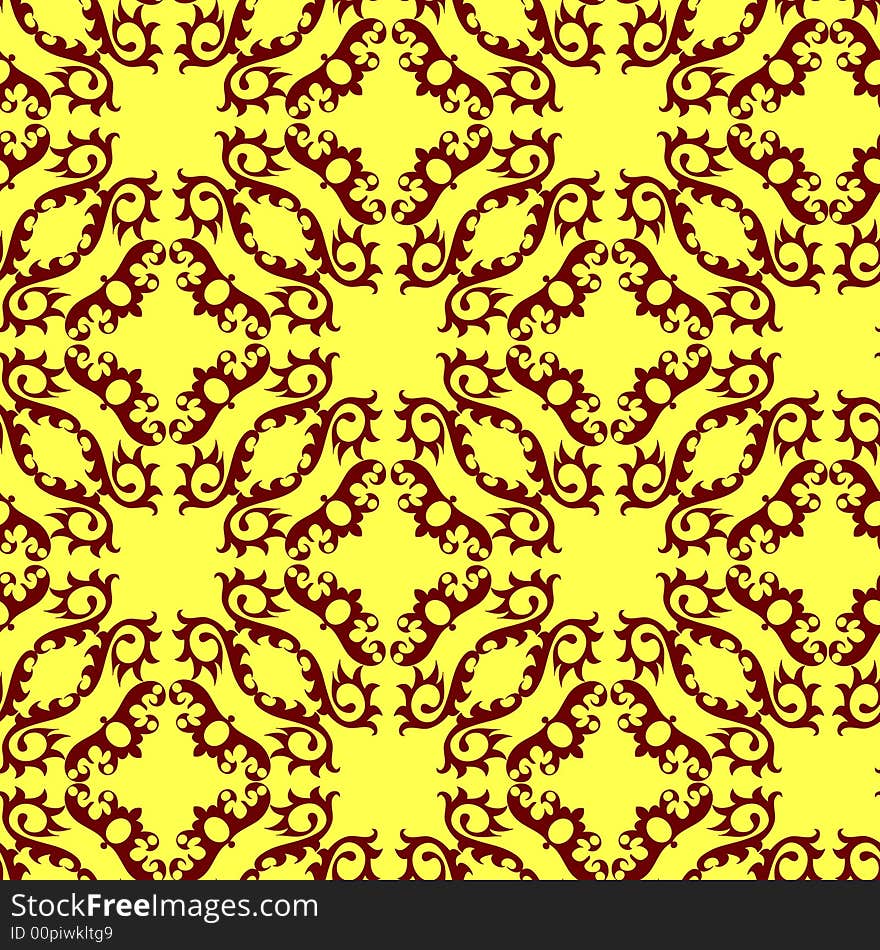 Seamless Ornament Wallpaper