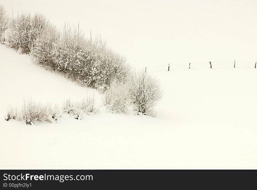 Skiing area in Soell (Austria)