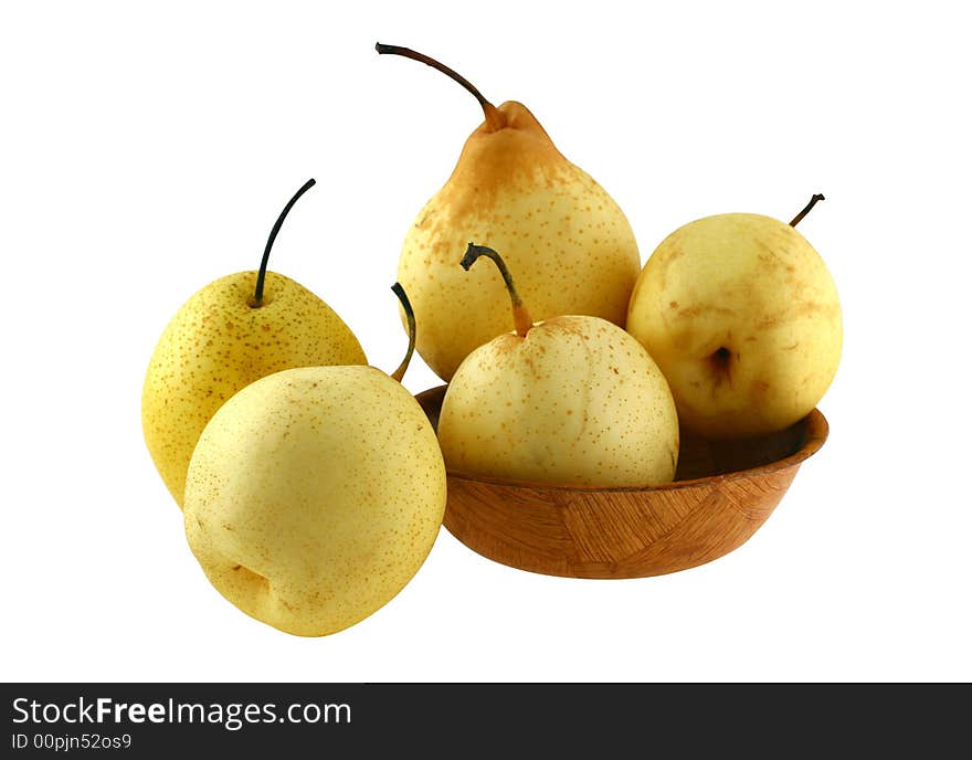 Pears and a plate (with path)