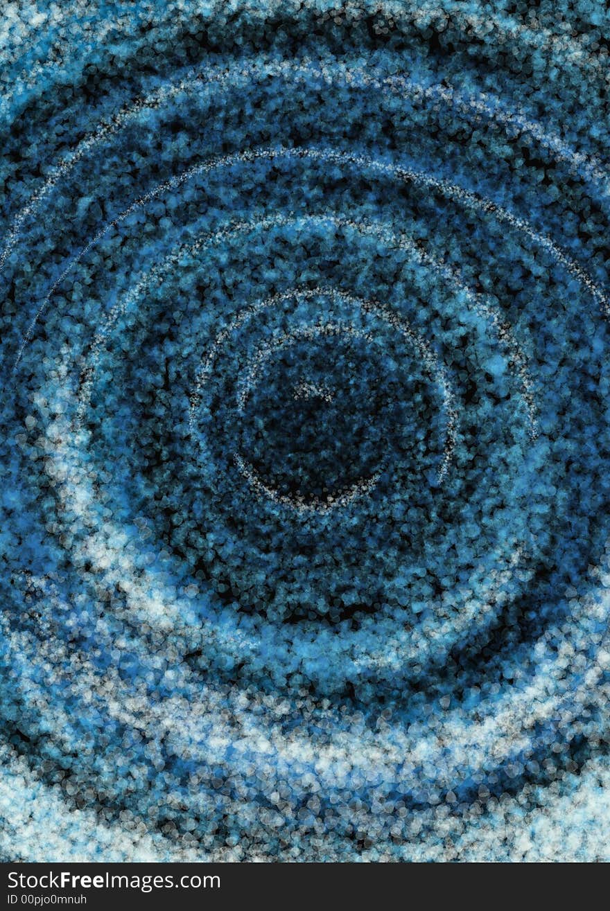 Background with blue spiral