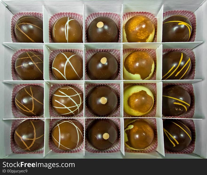 Sweet indulgence - assorted chocolate candy