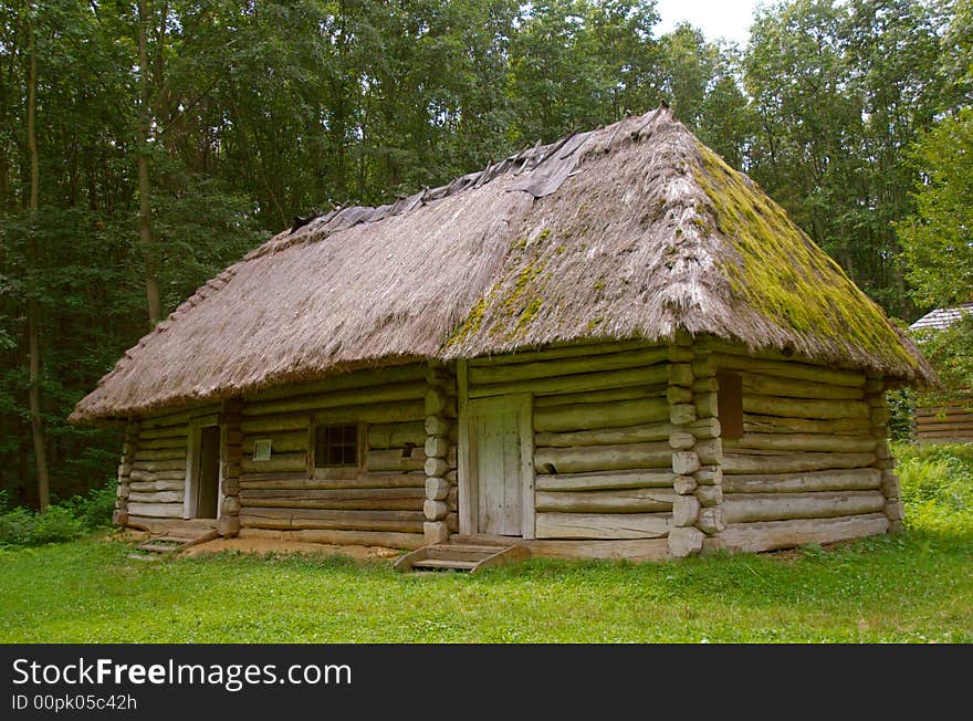 Traditional wood house