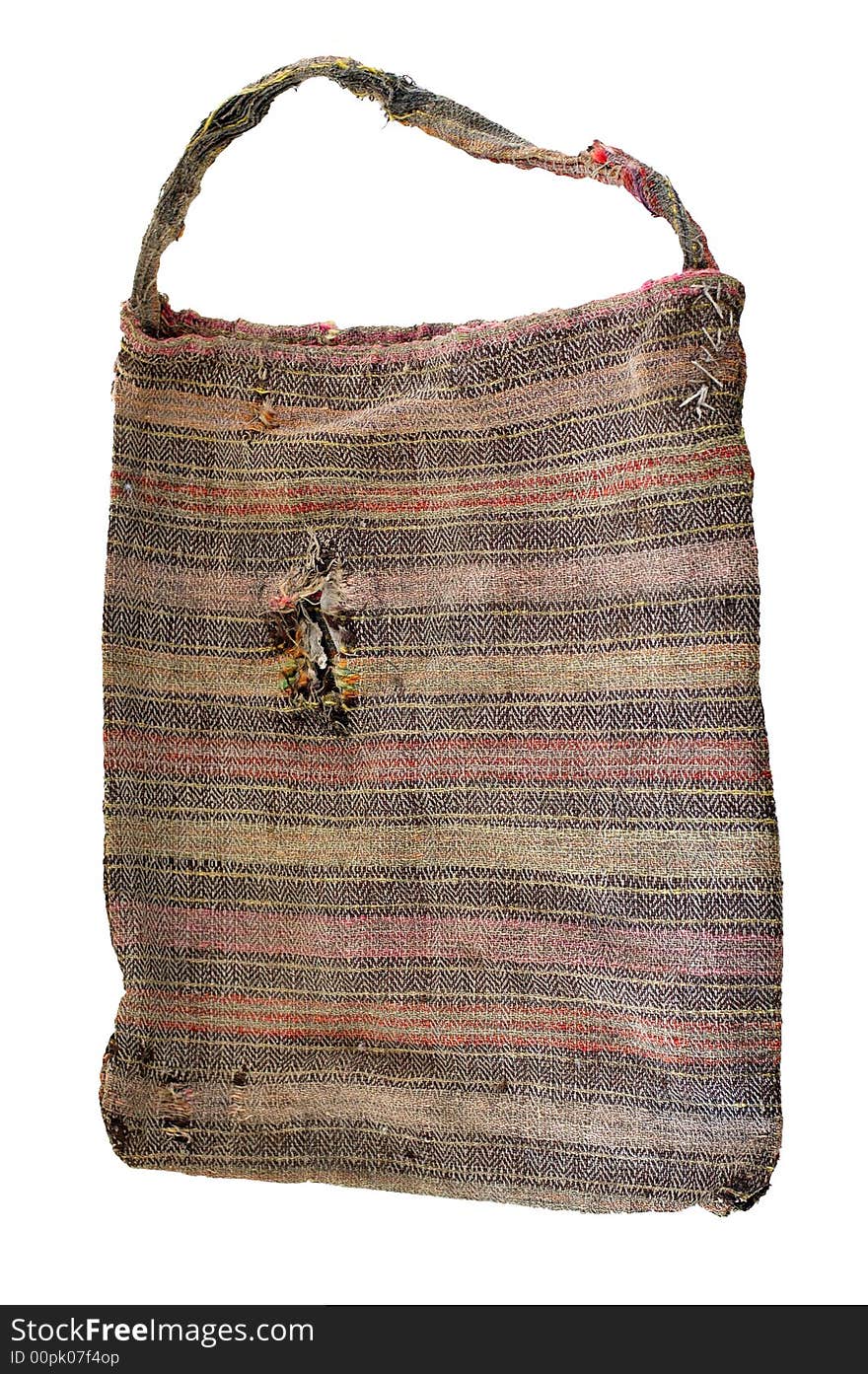 Old textile vintage bag