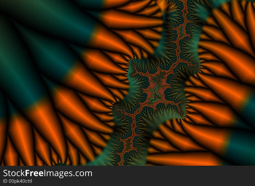 Close Up Hairs fractal generated background image