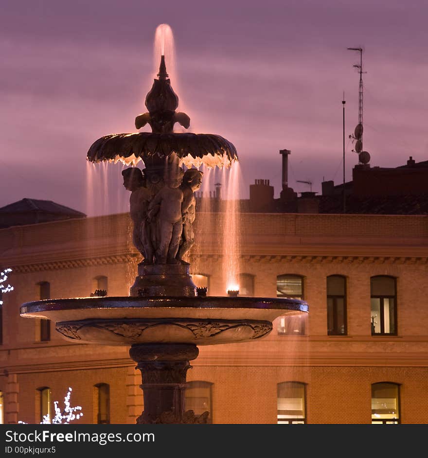 Night Fountain