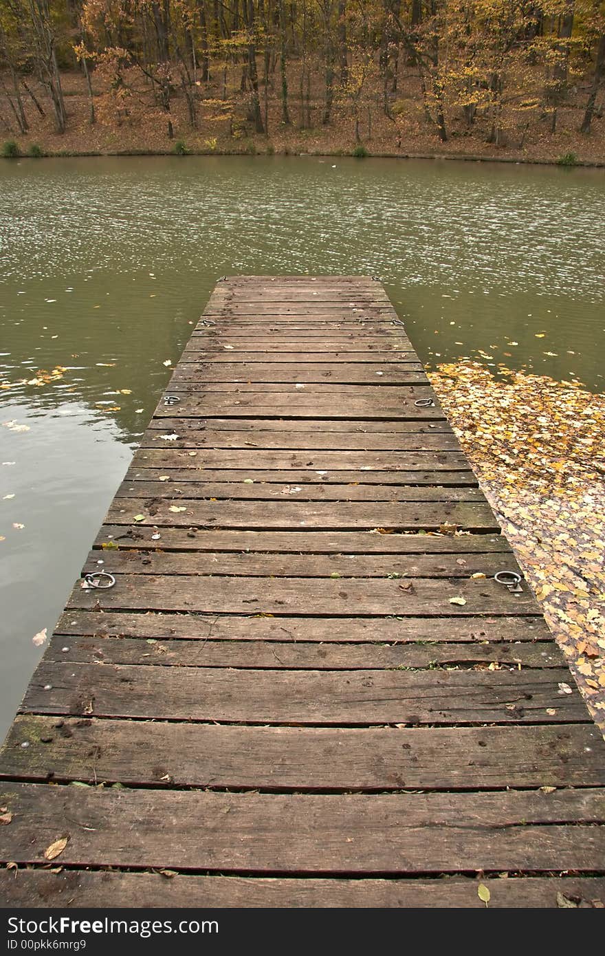 Wooden pier