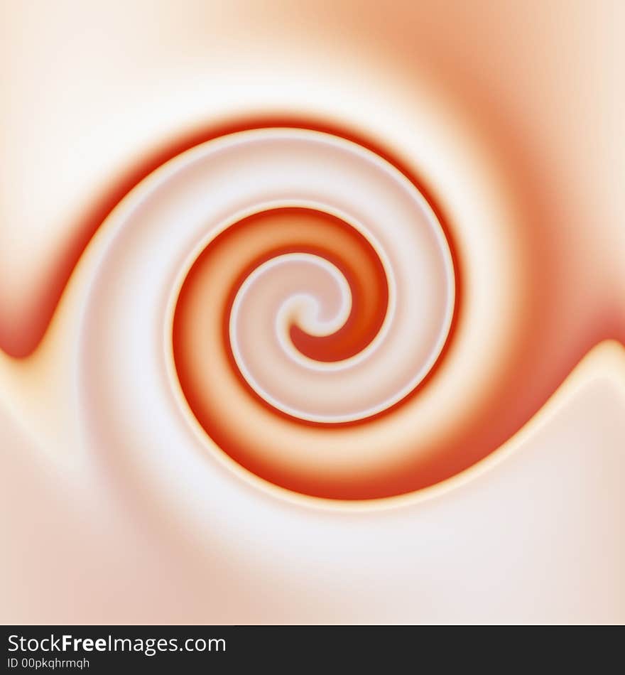 Abstract Background Peachy Swirl Design