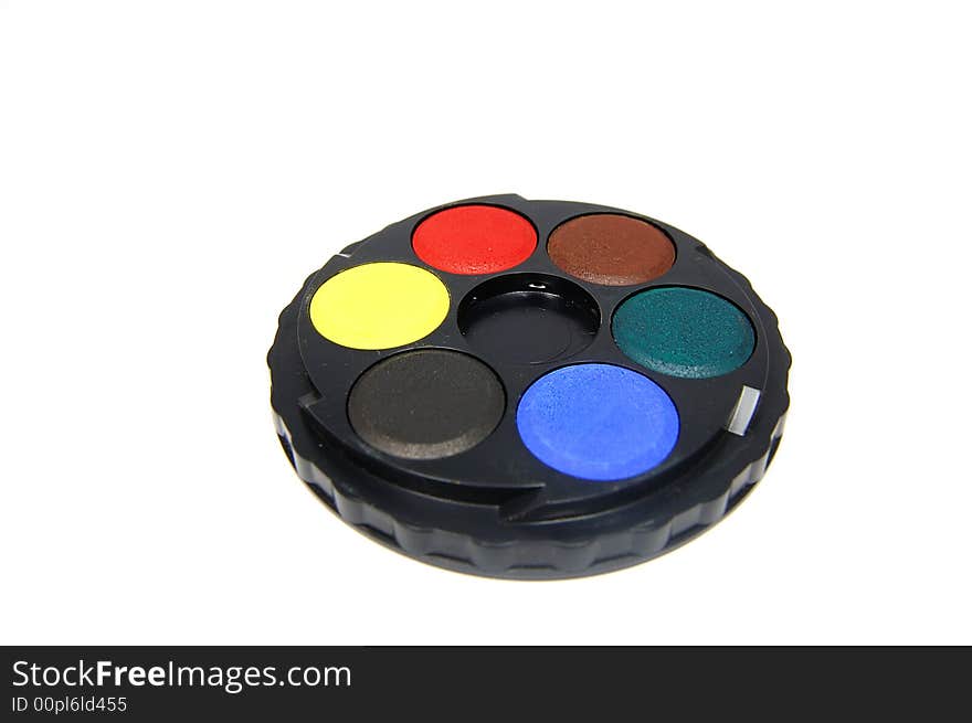 Set Of Colorful Paints