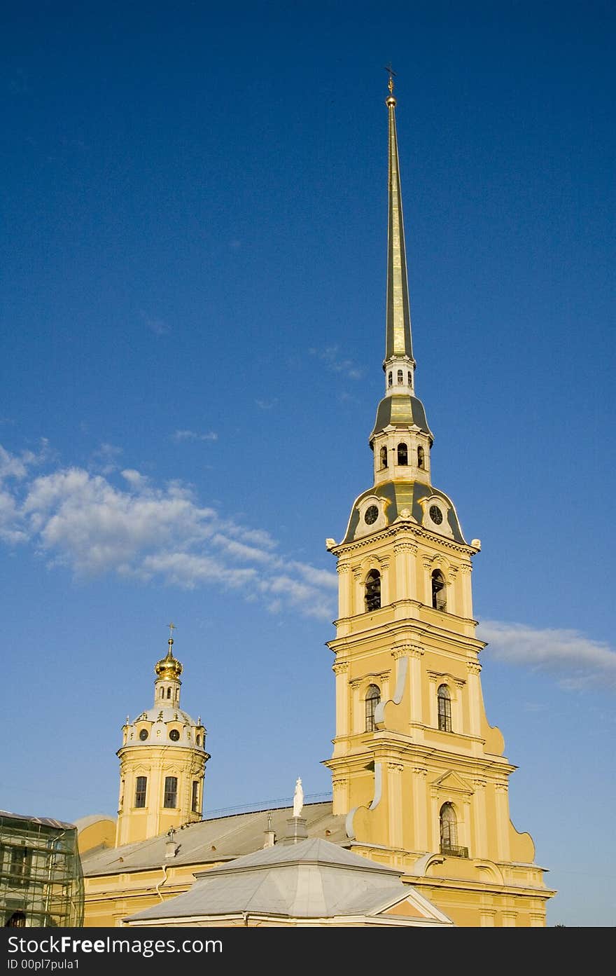 Peter and Paul cathedral and sky