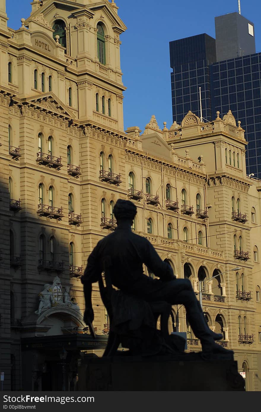 Hotel in Melbourne Australia with Victorian style