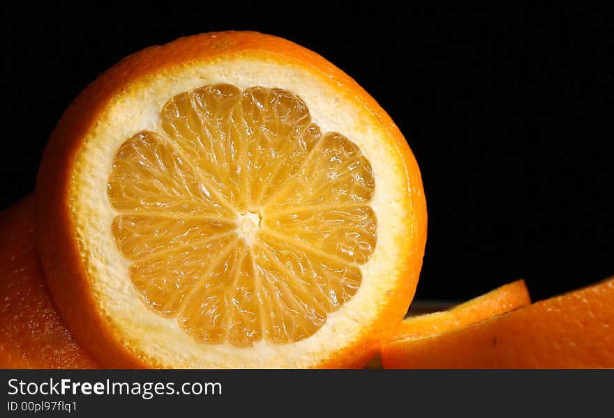 Background with orange